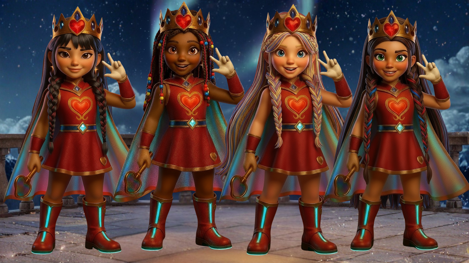 Glowhearts and the Magic Scribbles